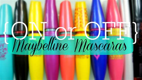 maybelline mascara best and worst.